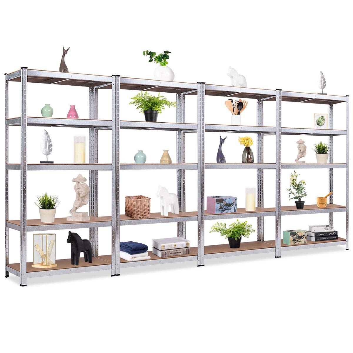 Giantex 5-Tier Heavy Duty Steel Shelving Unit - 36