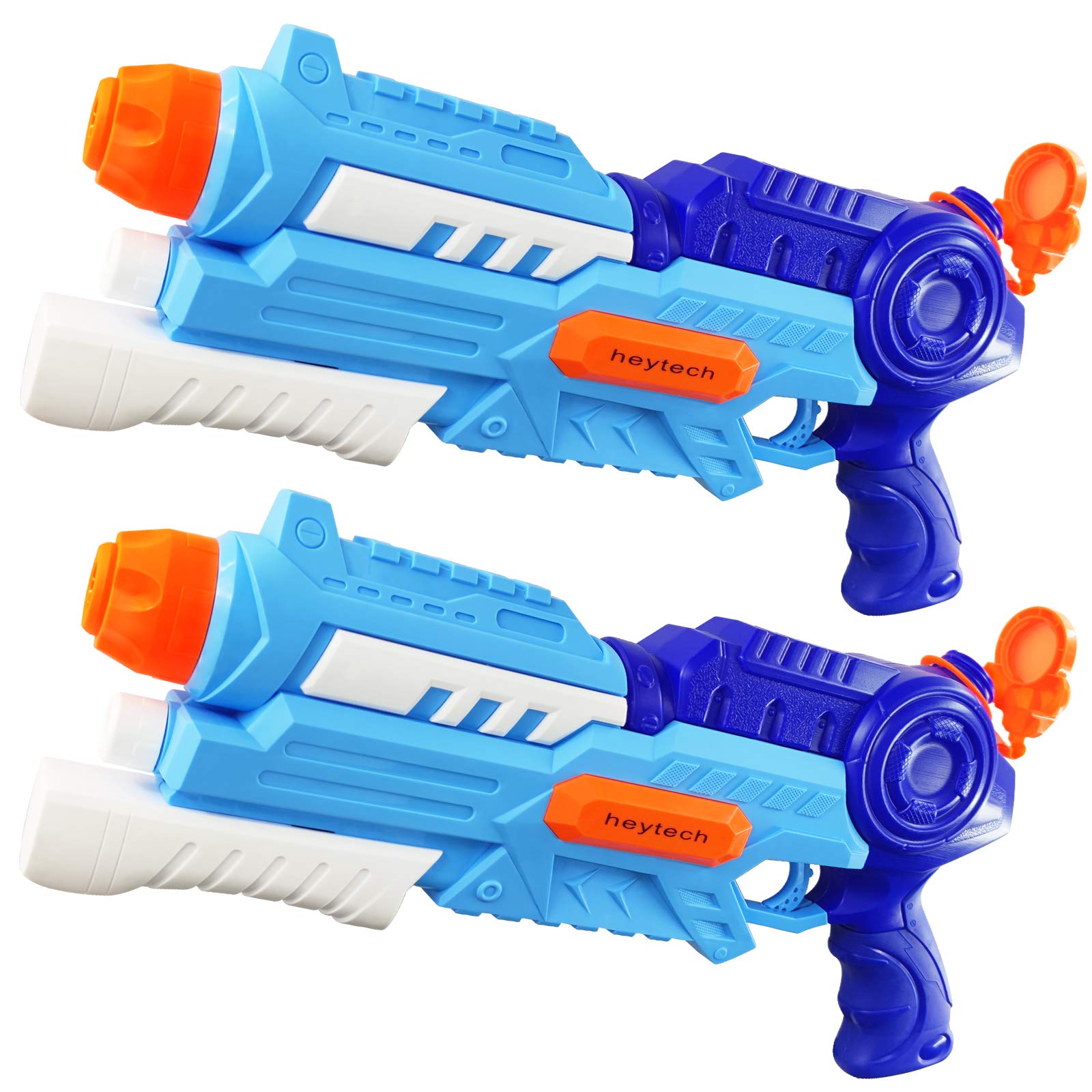 Heytech 2 Pack Super Water Gun - 1200CC High Capacity Water Blasters for Kids & Adults - Outdoor Water Soaker Toys for Pool, Beach, Backyard Battles & Summer Water Fights
