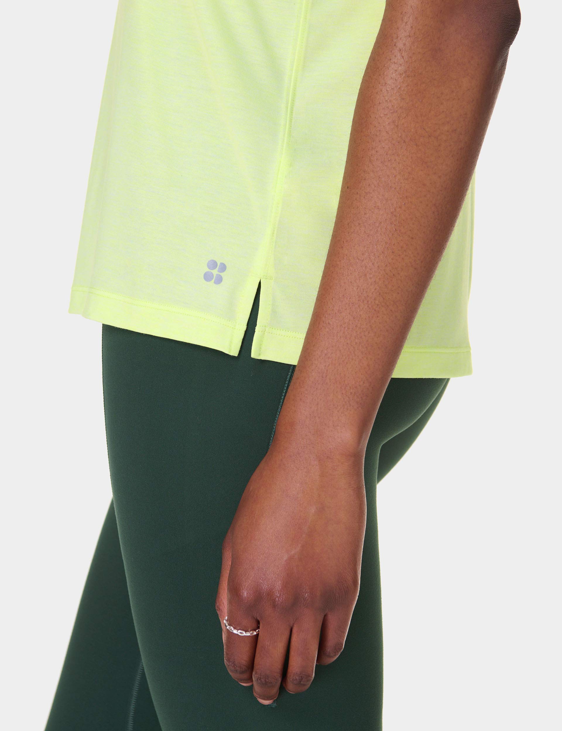 Soft Flow Studio Vest for Women - Lightweight Pomelo Green Cardigan for Layering, Yoga, and Casual Wear