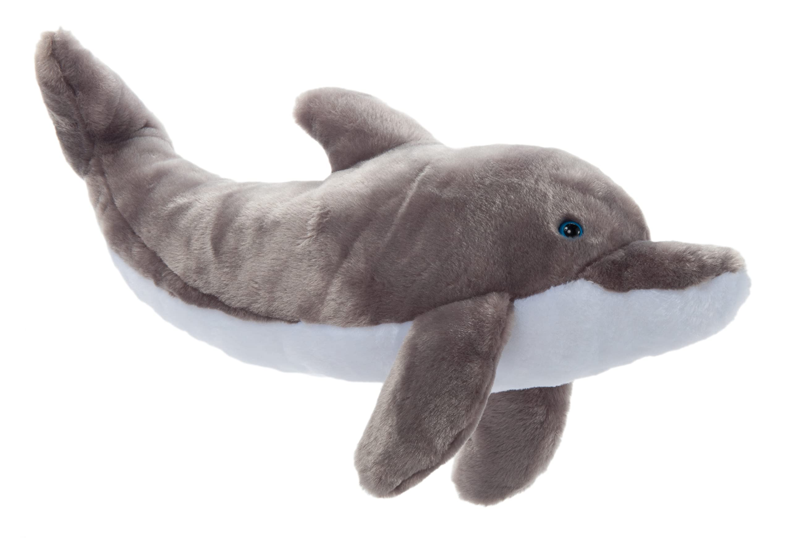 21-inch Playful Bottlenose Dolphin Stuffed Animal Plush Toy - Soft & Cuddly Wild Onez Sealife Plushie for Kids | Perfect Gift for Birthday, Nursery Decor & Ocean-Themed Bedroom