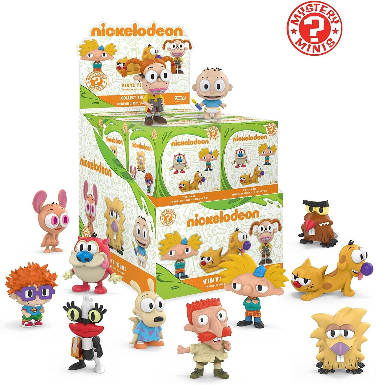 Funko Mystery Mini Blind Box - 90's Nickelodeon Series 1 Collectible Figures (12-Pack) | Perfect for Nostalgic Fans, Gift Giving & Pop Culture Displays