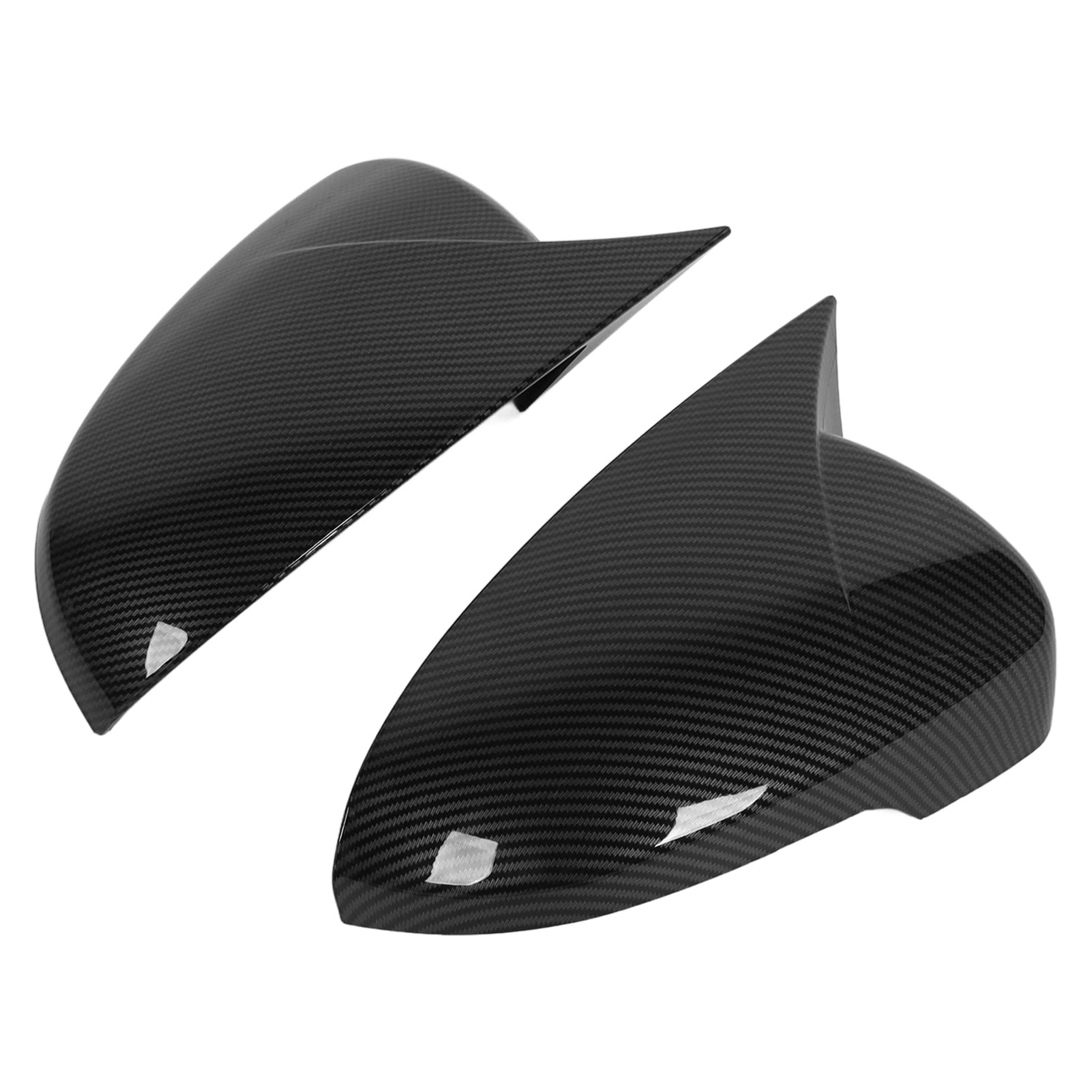 2019-2020 Hyundai Tucson Replacement Exterior Side Mirror Covers - Carbon Fiber Left & Right Pair - Durable Protective Cover for Enhanced Style & Safety - Perfect for Daily Commuting & Road Trips