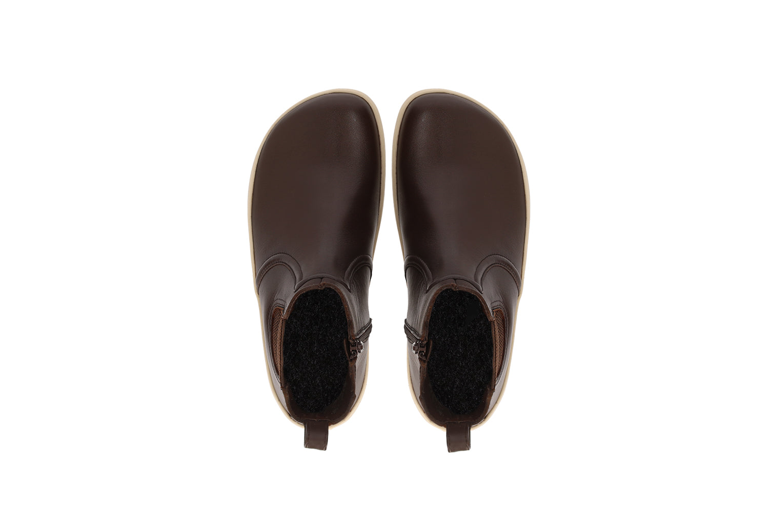Barefoot Boots for Women - Be Lenka Allure Dark Brown Leather Minimalist Shoes | Comfortable & Stylish for Walking, Hiking & Everyday Wear