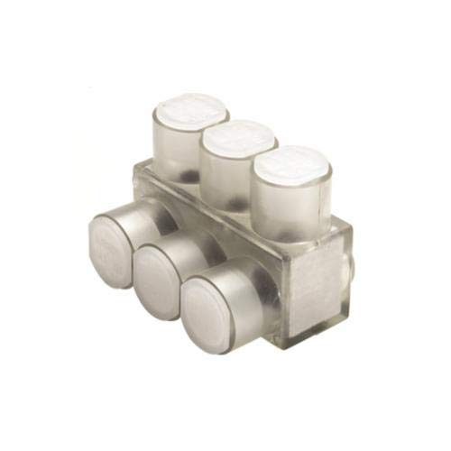 BURNDY UNITAP Single Sided Entry Multi-Tap Connector with Mounting Holes - 4 AWG to 600 kcmil - Electrical Power Distribution for Industrial and Utility Applications