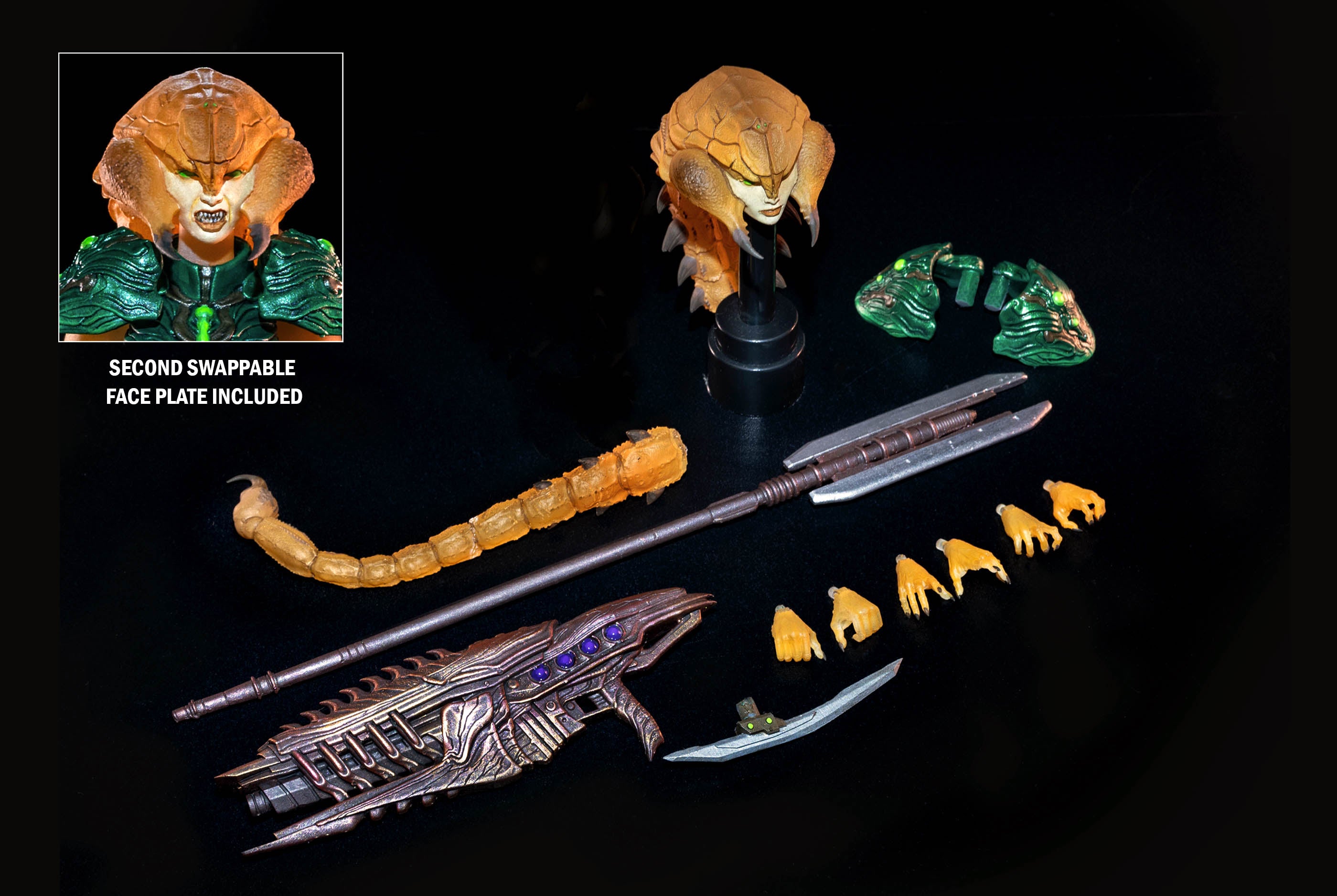 Mythic Legions 1/12 Scale 6-Inch Action Figure - Cosmic Legions Hvalkatar Gravenight Mbyra Jmgyra Collectible Toy by Four Horsemen Studios | Perfect for Display, Photography & Action Figure Collectors