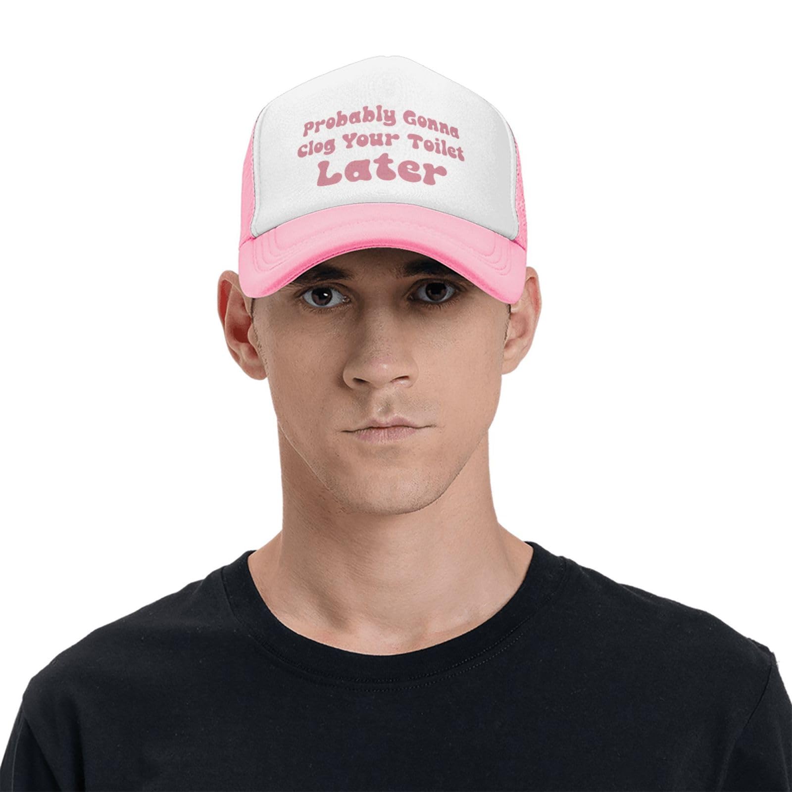 Funny Psyghotic Drinking Trucker Hat - Pink Dirty Trucker Cap for Women & Men | Perfect for Parties, Festivals & Casual Outfits