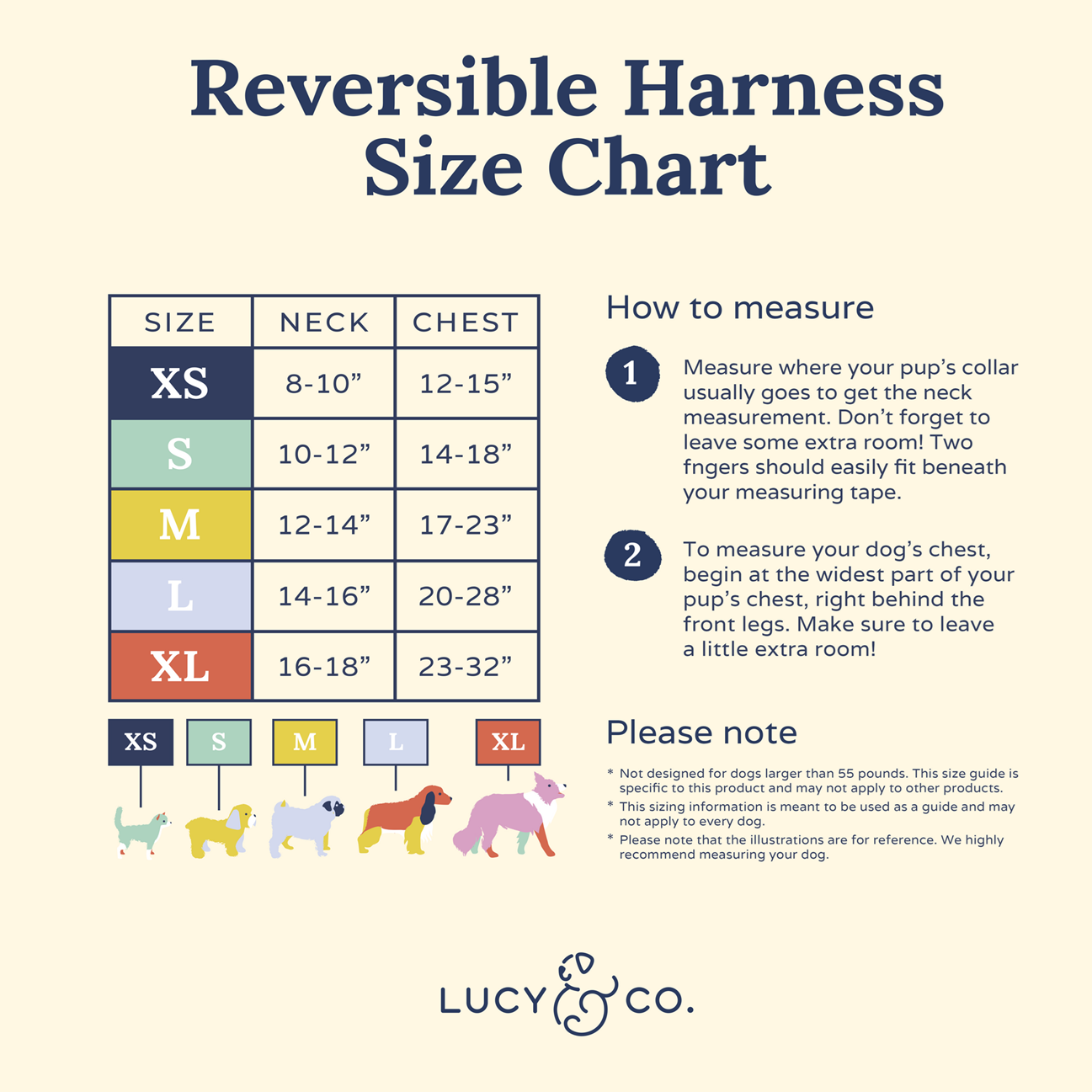Lucy&Co Reversible Dog Harness - Adjustable No-Pull Pet Vest with Reflective Strips | Among the Wildflowers Design | Perfect for Walking, Hiking & Outdoor Adventures