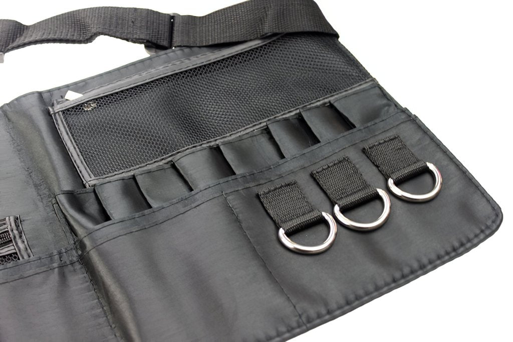 Professional Makeup Brush Bag with Adjustable Belt Strap - Waterproof Cosmetic Organizer for Travel & Pro Artists | Perfect for Salon, Home Use & On-the-Go Makeup Application