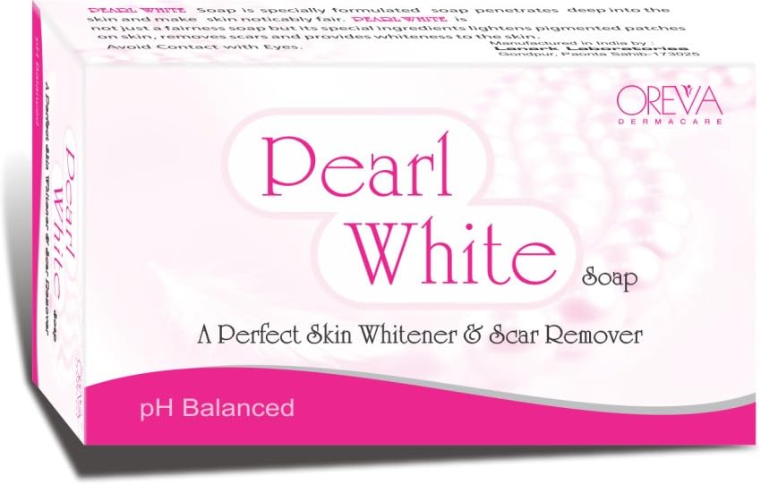 LYUD Pearl White Soap & Inwite Soap Bundle (2+2 Pack) - Skin Brightening, Scar Removal Soap for All Skin Types - 75g Each - Perfect for Daily Glow & Even Skin Tone Care Routine