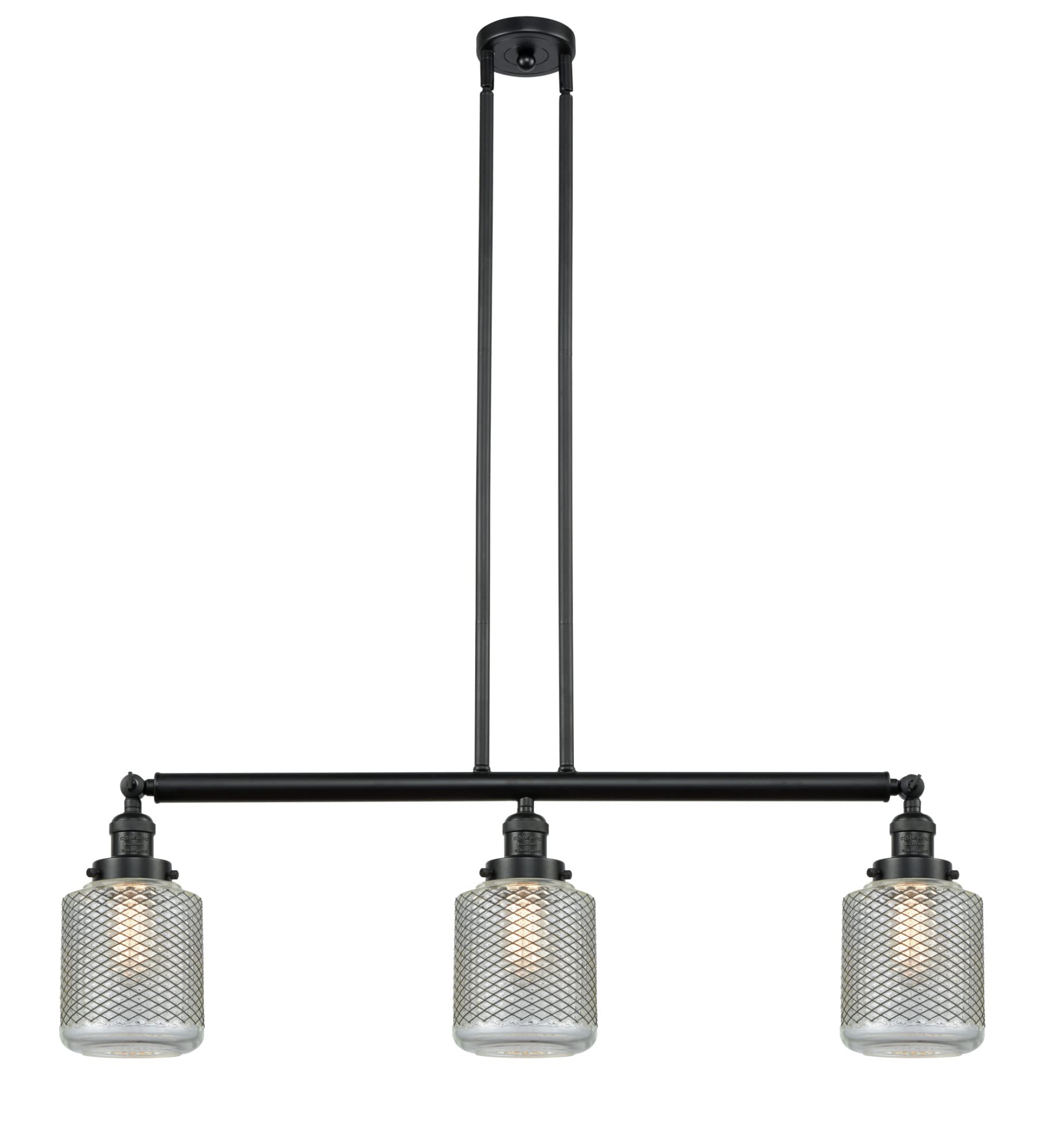 Stanton 3-Light Island Pendant Light Fixture in Antique Copper - Modern Kitchen Lighting for Dining Room & Bar Counter Decor