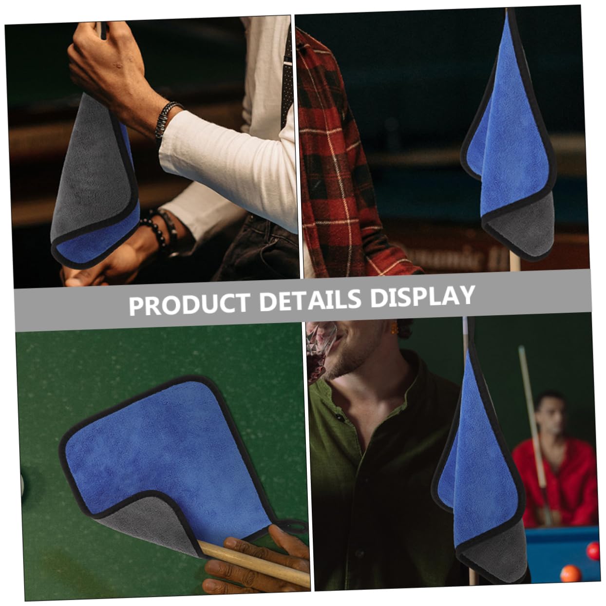 Premium Pool Cue Cleaning Towels 5-Pack - Super Soft Fleece Snooker & Billiard Cue Polishing Cloths for Professional Maintenance - Perfect for Home Game Rooms, Bars, and Pool Halls