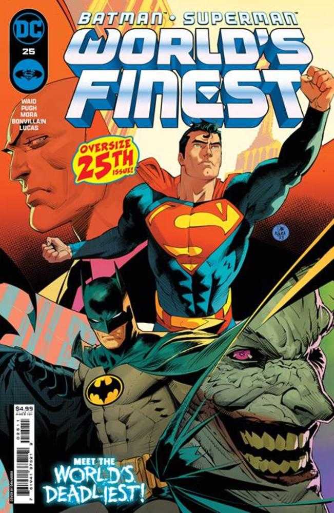 Batman Superman Worlds Finest #25 Comic Book - Cover A by Dan Mora & Steve Pugh | DC Comics Collectible Edition for Fans & Display