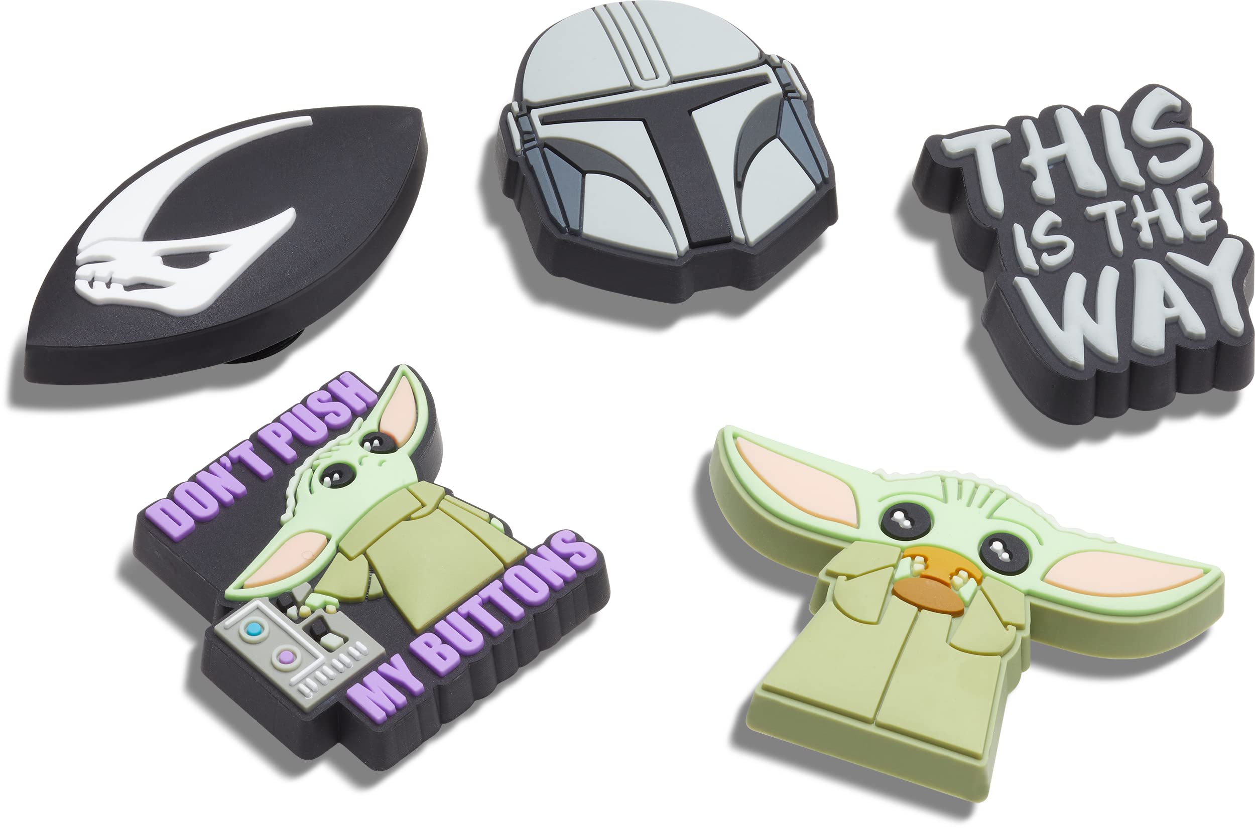 Crocs Jibbitz Multi-Pack Star Wars Shoe Charms - 12pc Official Disney Accessories for Crocs Shoes | Perfect for Customizing Kids & Adults Footwear | Great for Gifts, Cosplay & Everyday Wear