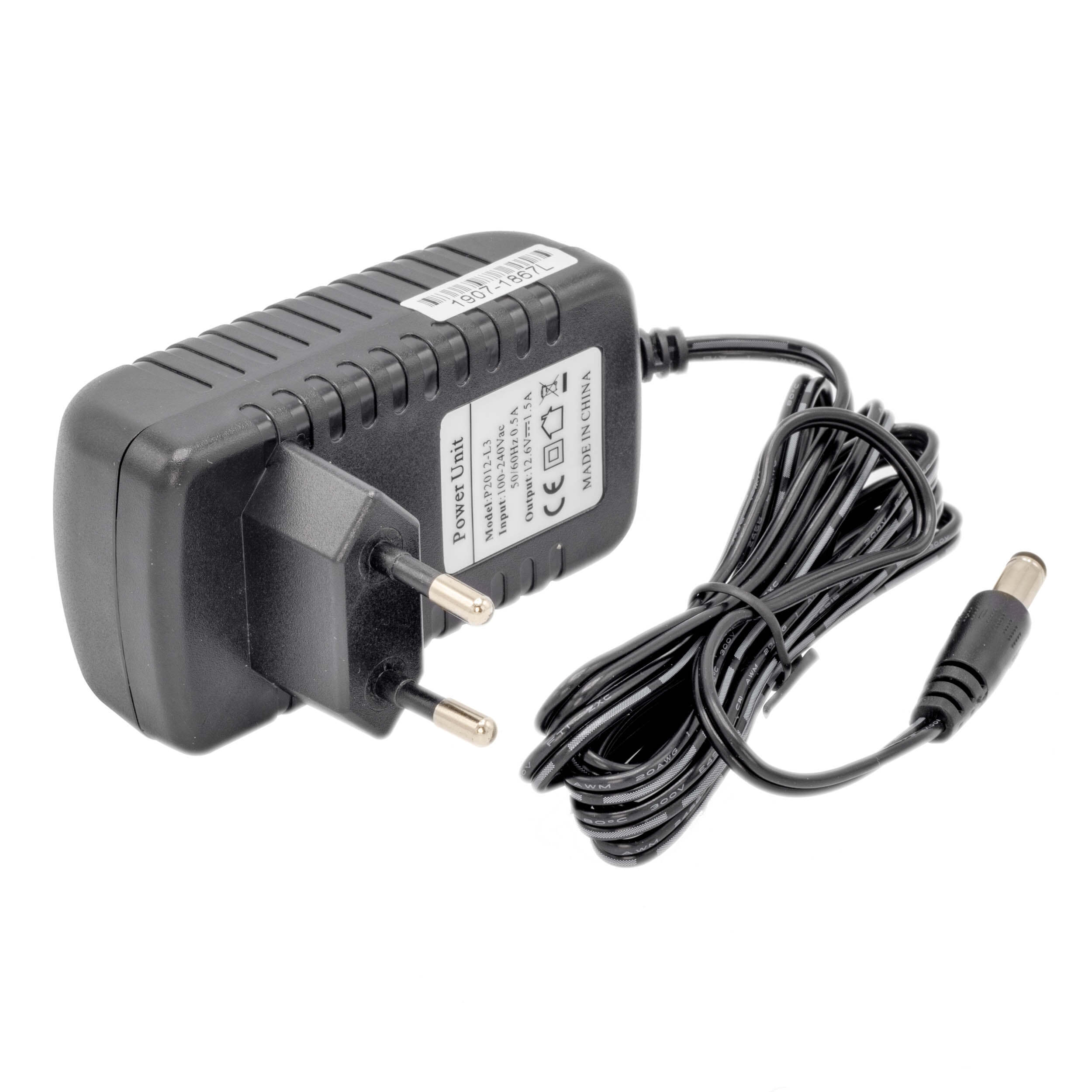EU Two Pin Charger for RIKO400/GODOX AR400 Ring Flash - Replacement Power Adapter for Photography Studio Lighting Equipment (Perfect for Portrait, Product, and Macro Photography)