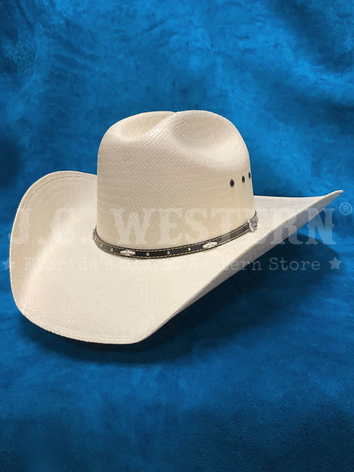 Justin JS1156BKHL4004 10X Black Hills Straw Cowboy Hat in Ivory - Perfect for Western Rodeos, Country Music Festivals & Outdoor Adventures