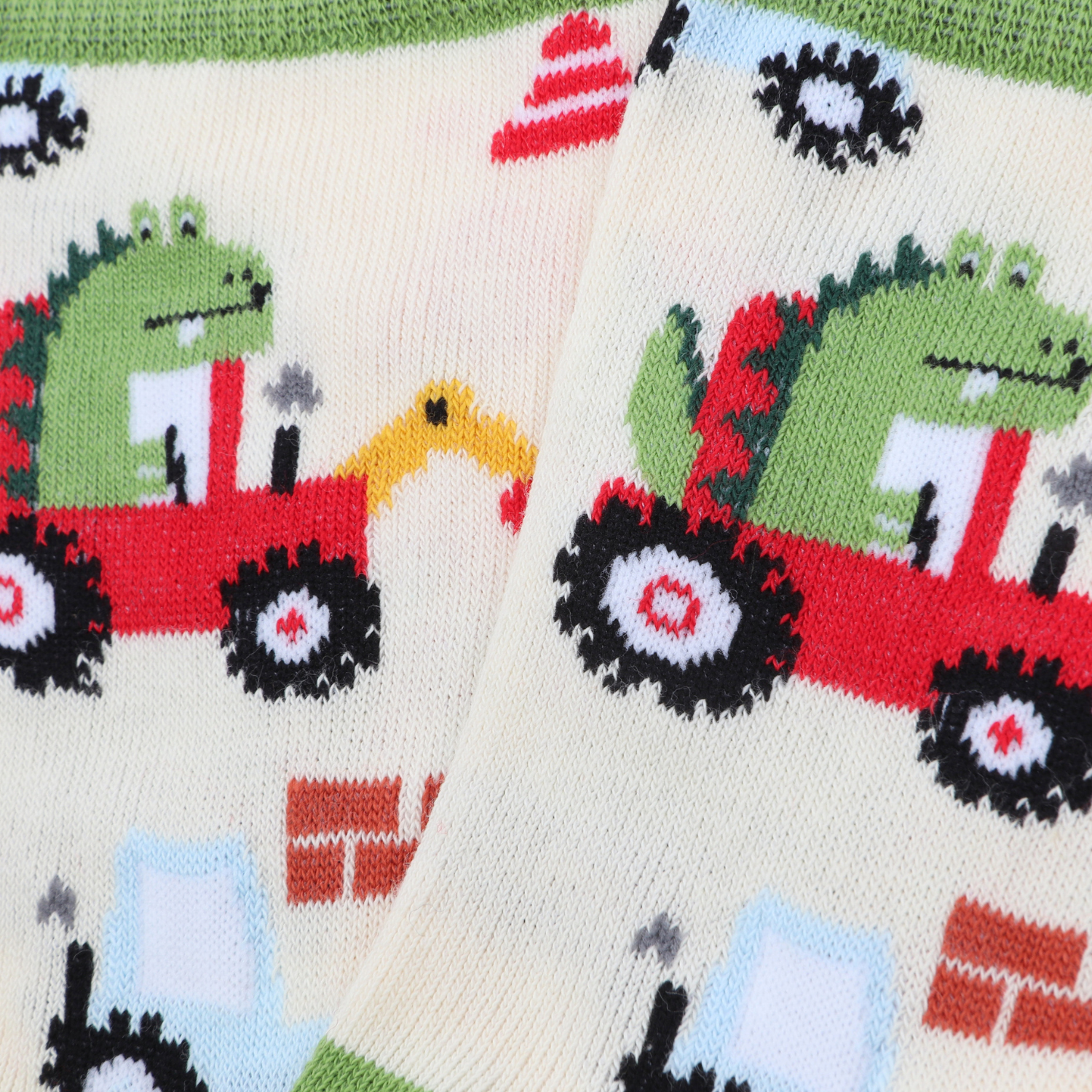 Dinosaur Digger Cotton Socks for Kids - Fun & Comfortable Socks for Boys & Girls - Perfect for Playtime, School & Outdoor Adventures