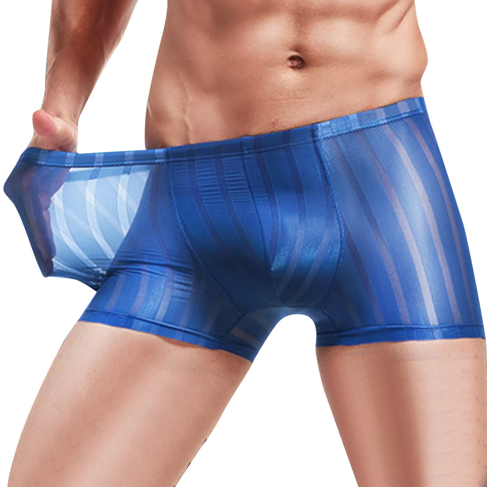 **Gemkonsey Men's Low Waist Athletic Boxer Briefs – Comfortable Sport Underwear for Running, Gym & Daily Wear**