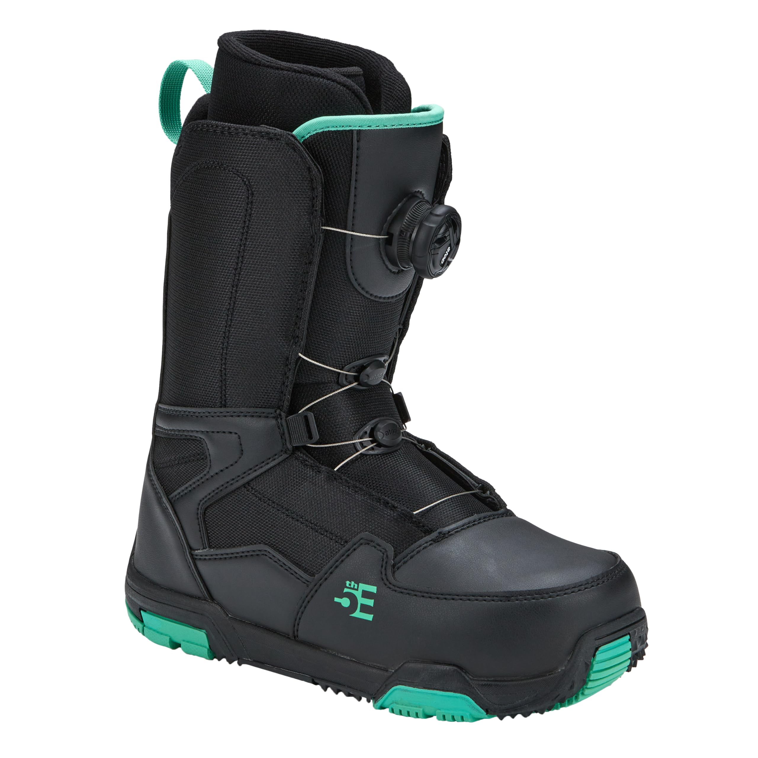 5th Element Women's Lace Up & Dial Snowboard Boots - Waterproof All Mountain Snowboarding Boots Compatible with Strap Bindings (Sizes 5-11) - Perfect for Freeride, Park & Powder Adventures