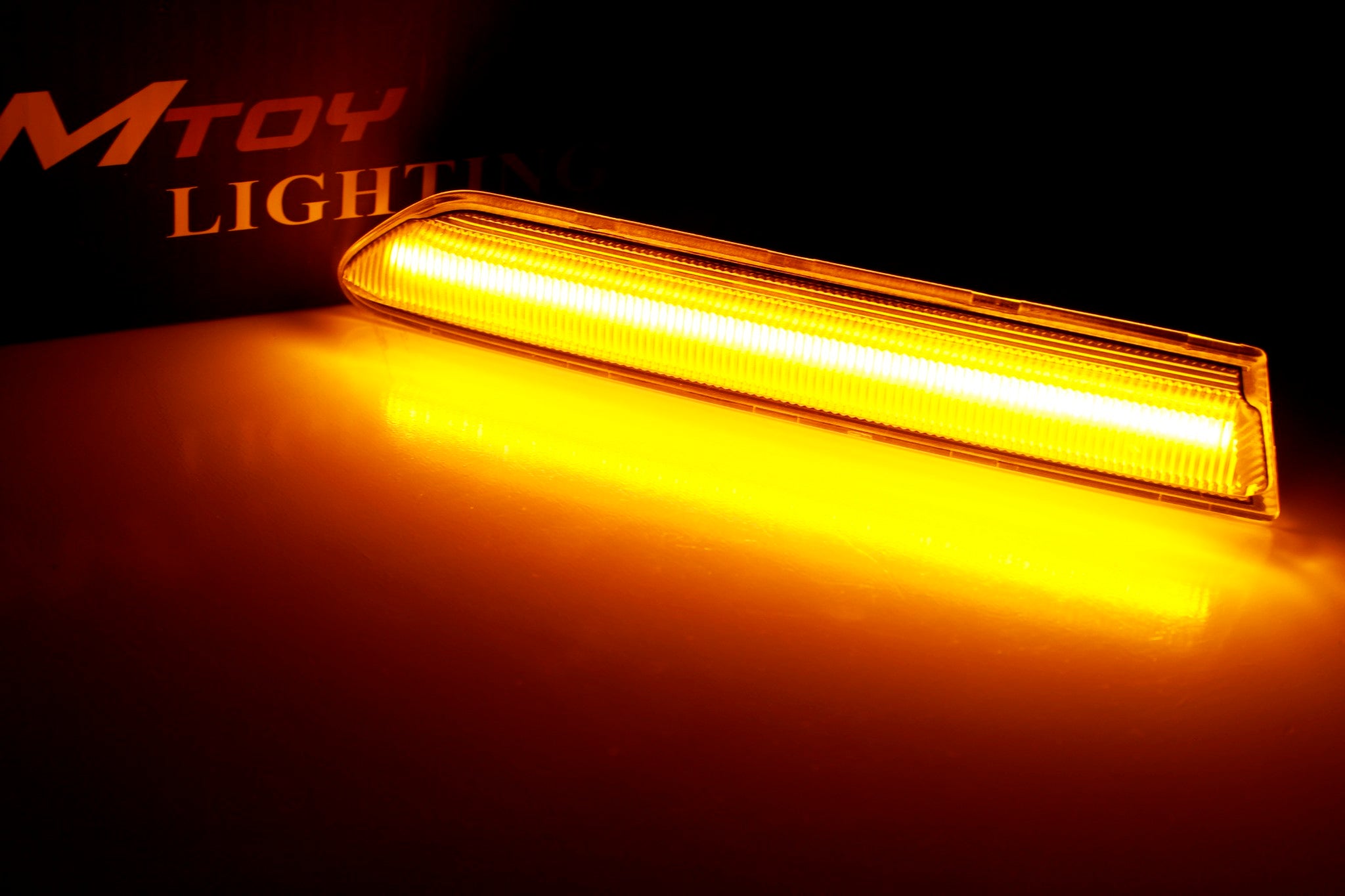 Amber/Red 180 SMD Full LED Strip Side Marker Lights for 2004-2008 Acura TL - Clear Lens, Durable & Bright - Perfect for Night Driving & Car Customization