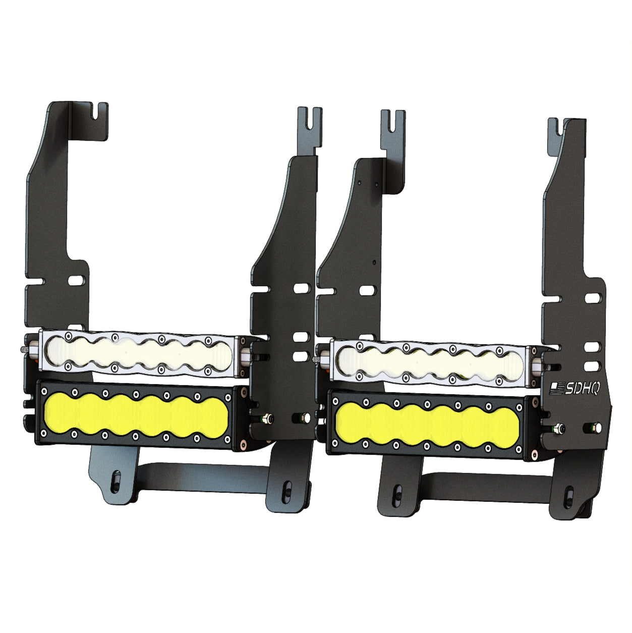 2019-2025 Ram 1500 SDHQ Custom Grille LED Light Bar Mount Kit - DIY Off-Road Lighting Upgrade for Trucks | Perfect for Night Driving, Camping & Off-Road Adventures