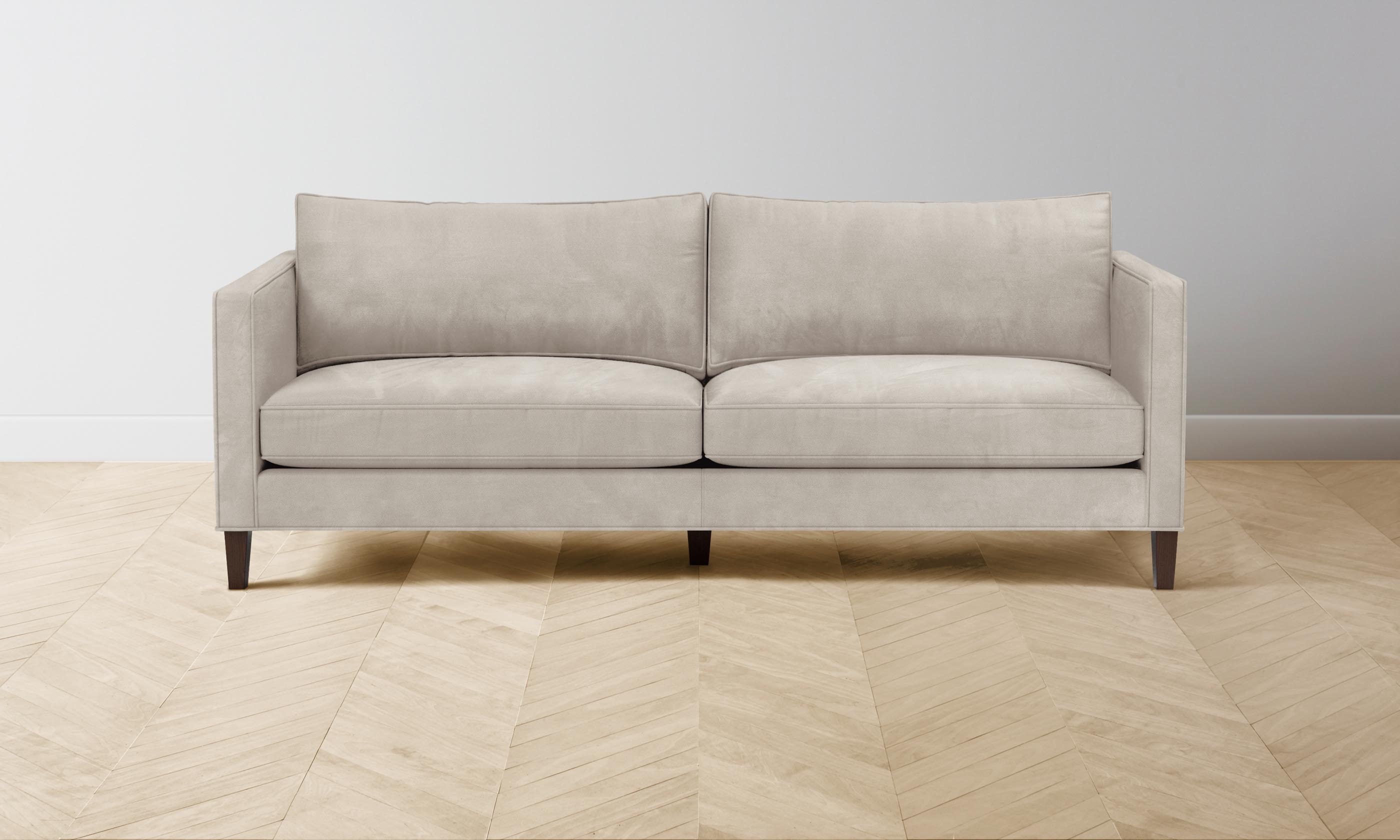 Premium Crosby Sofa - Genuine Nubuck Leather Upholstery, Modern Sail Design for Living Room & Lounge Comfort - Perfect for Home Theater, Family Gatherings & Relaxation