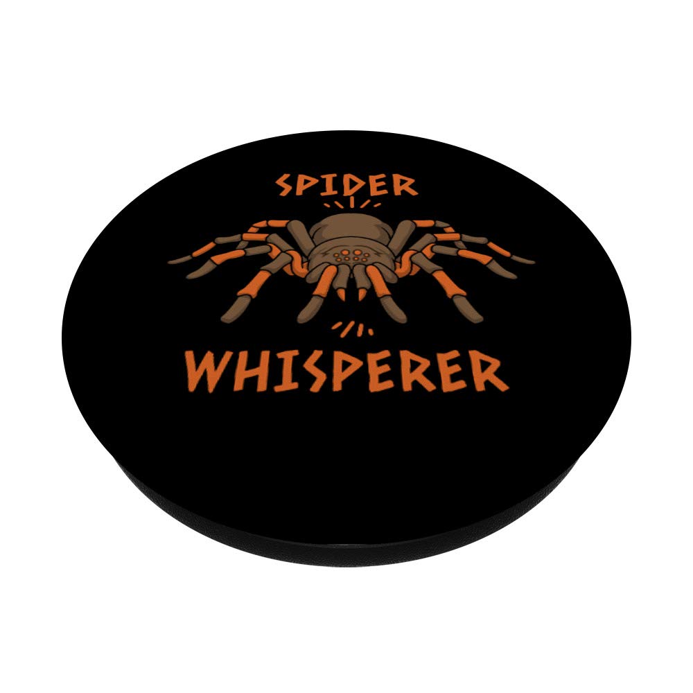 Spider Whisperer Spooky Halloween Spiders PopSockets Phone Grip & Stand - Perfect for iPhone, Samsung & Tablets | Great Halloween Gift & Party Decoration