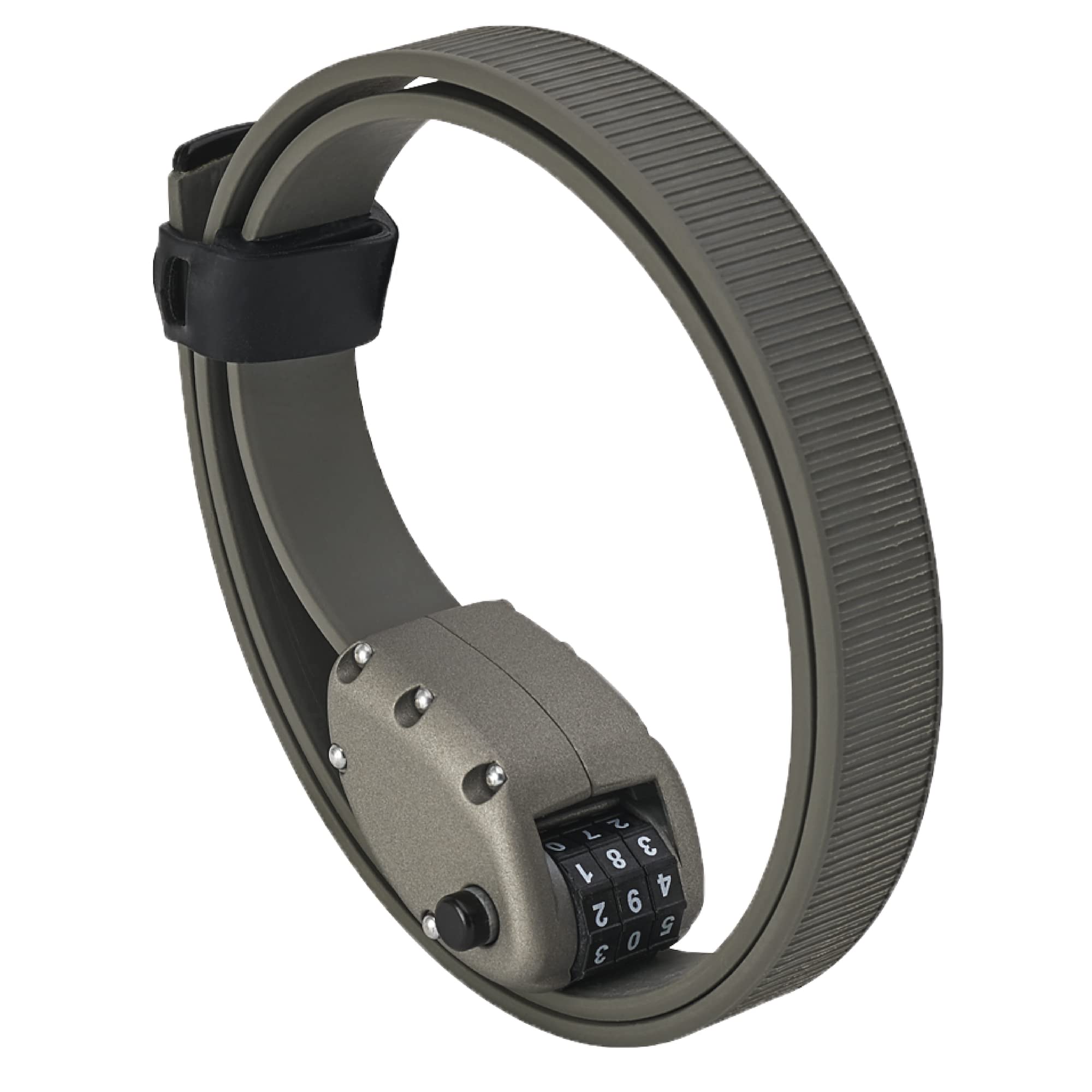 OTTOLOCK HEXBAND Ultra Secure Bike Lock - Lightweight & Heavy Duty Combination Cable Lock with Steel & Kevlar | Perfect for Bicycles, E-Bikes, Scooters & Outdoor Equipment | Theft Protection for Urban Commuting & Adventure Cycling (60 Inch, Grey)