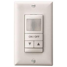 WSX D WH Dimming Occupancy Sensor Wall Switch - White, Motion-Activated Light Control for Homes & Offices