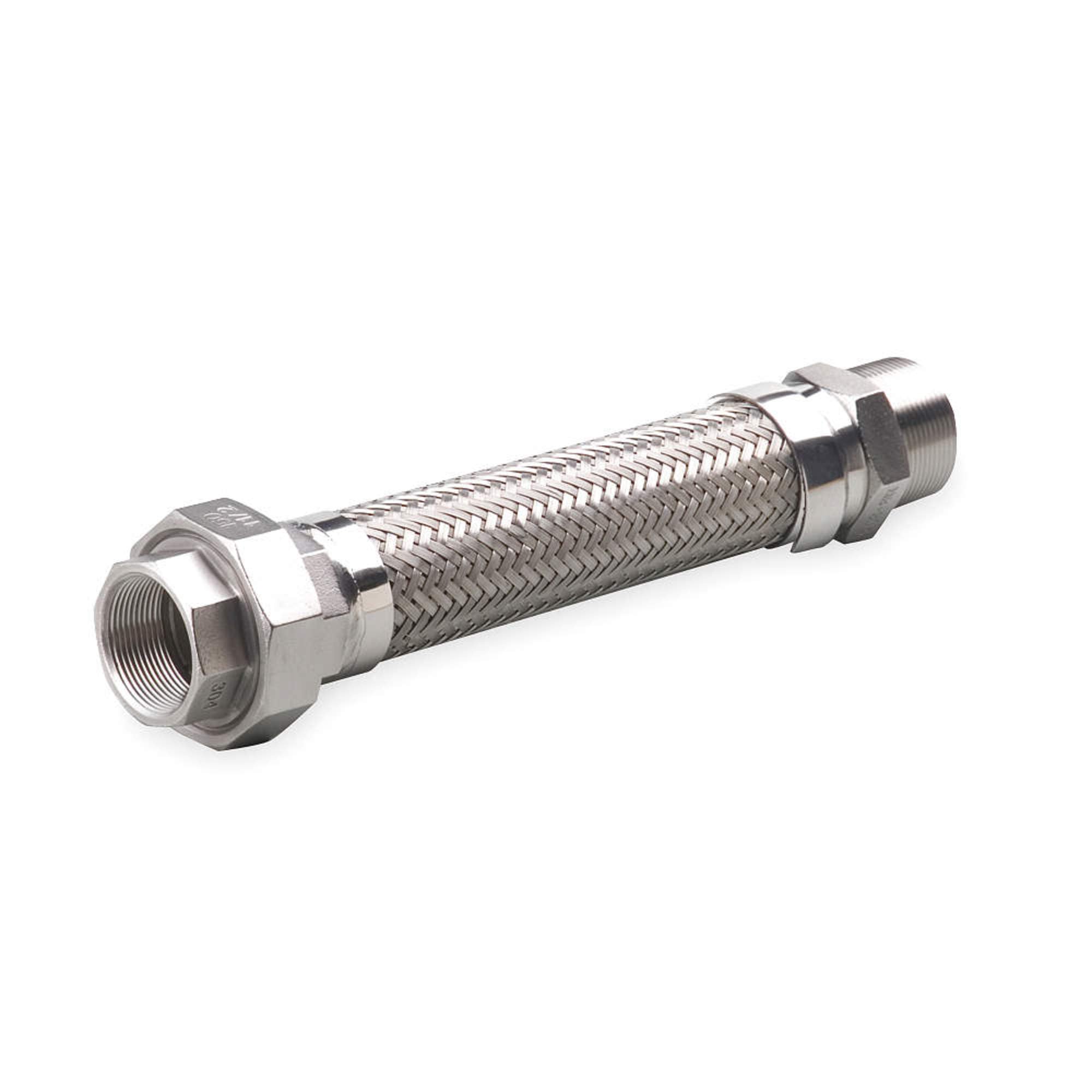 1 Inch Flexible Metal Hose - 36 Inch Length Corrugated Stainless Steel Pipe for Plumbing, Gas, and HVAC Applications
