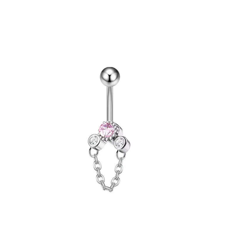 Angel Cupid Heart Bar Belly Button Rings - Surgical Steel Navel Piercing Jewelry for Women | Q0066 | Perfect for Summer Beach, Pool Parties & Body Jewelry Collection