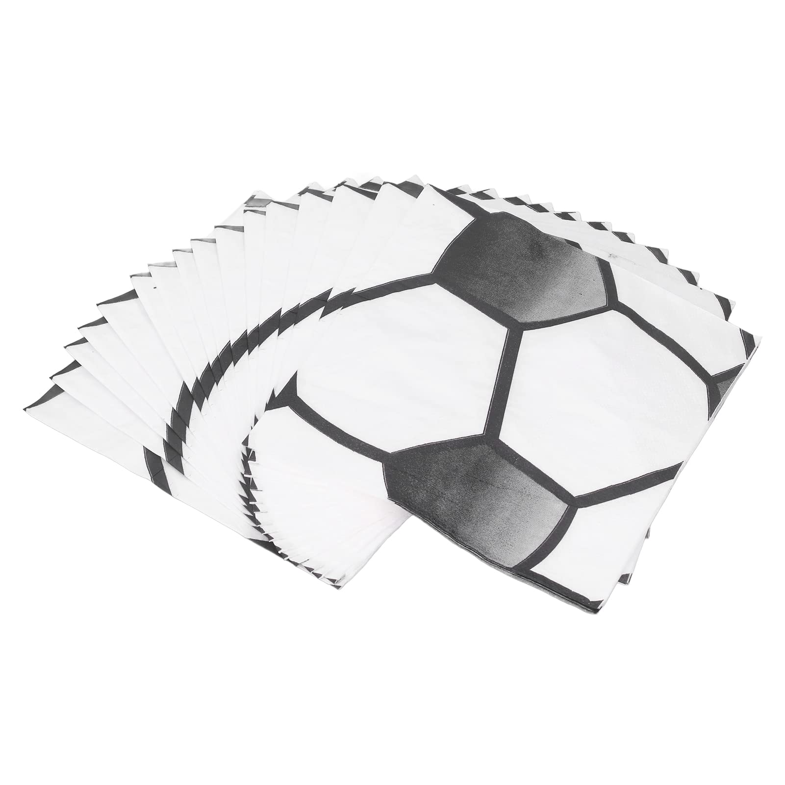 80-Pack Football Themed Paper Napkins - Soft, Comfortable Soccer Design for Parties, Bars & Restaurants | Perfect for Game Day, Birthday Celebrations & Sports Events