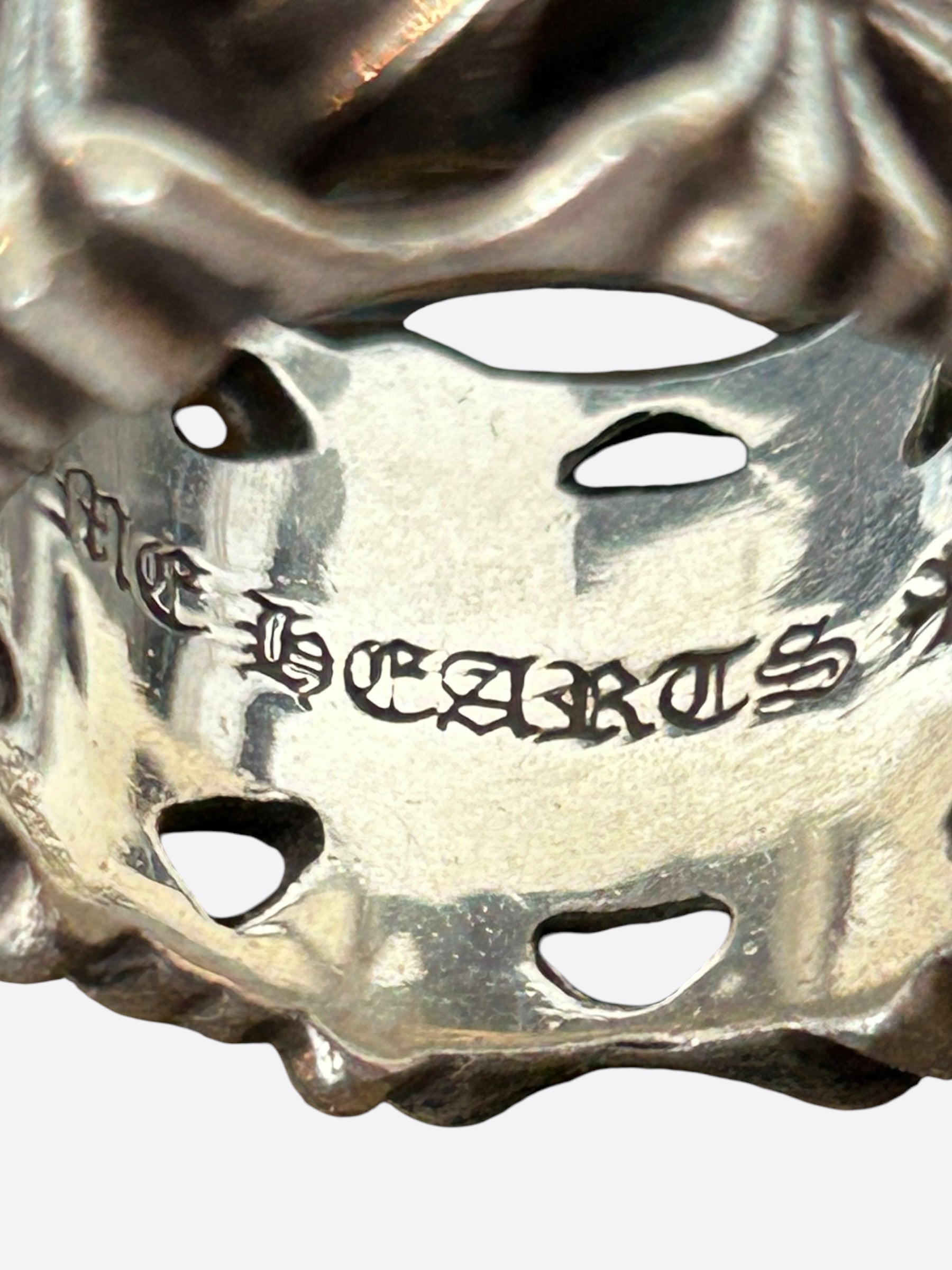 Chrome Hearts Silver Square Cemetery Ring for Men & Women - Gothic Punk Jewelry for Everyday Wear & Special Occasions