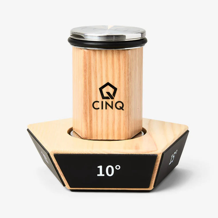 Premium Cinq Rolling Knife Sharpener - Professional Kitchen Knife Sharpening Tool for Chefs & Home Cooks - Perfect for Kitchen, Camping & Outdoor Cooking