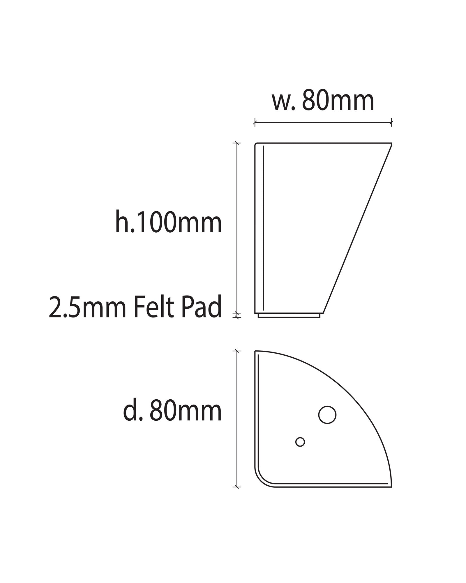 10cm Tall Brushed Matte Aluminum Furniture Legs - Modern & Durable Replacement Legs for Sofas, Chairs, and Tables - Perfect for Home and Office Furniture Upgrades