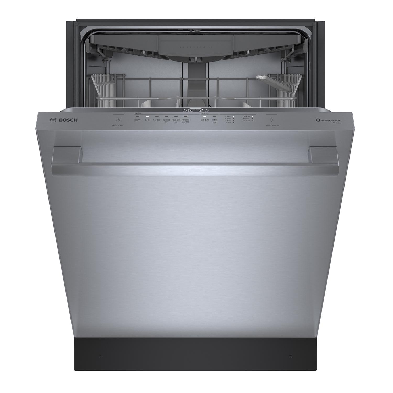 Bosch 800 Series 24 Inch Stainless Steel Smart Dishwasher with Home Connect & Third Rack - SHX53CM5N | Energy Star Certified | Perfect for Large Families & Entertaining
