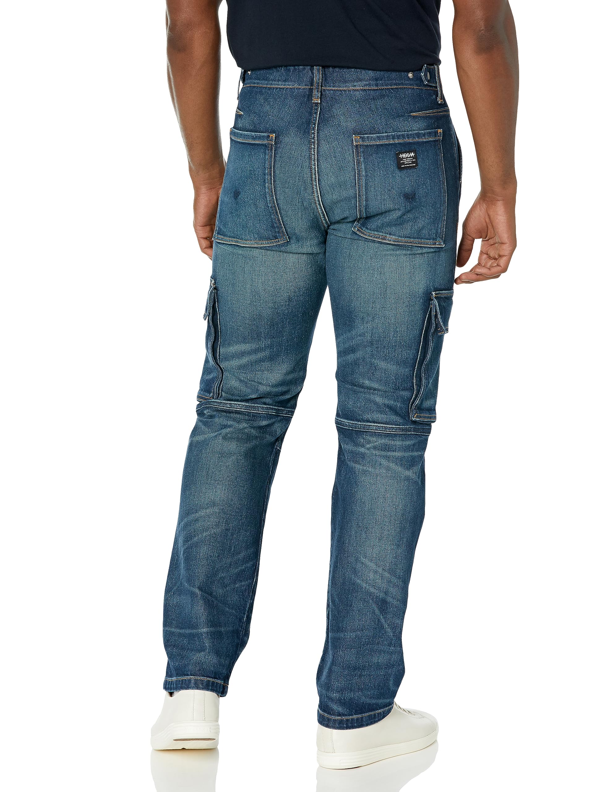 HUDSON Men's Reese Straight Cargo Pants - Comfortable & Durable Workwear for Outdoor Activities, Hiking, and Casual Wear