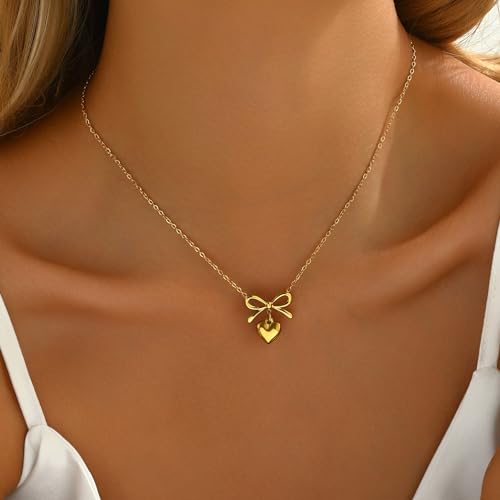 Heart Bow-Gold