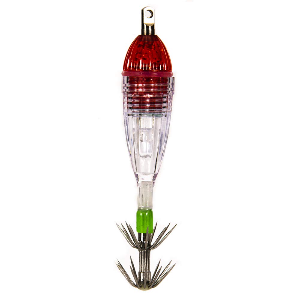 AIZHIYI LED Fishing Lure Light - Battery Operated Squid Bait Lamp for Night Fishing | Perfect for Deep Sea, Freshwater & Ice Fishing