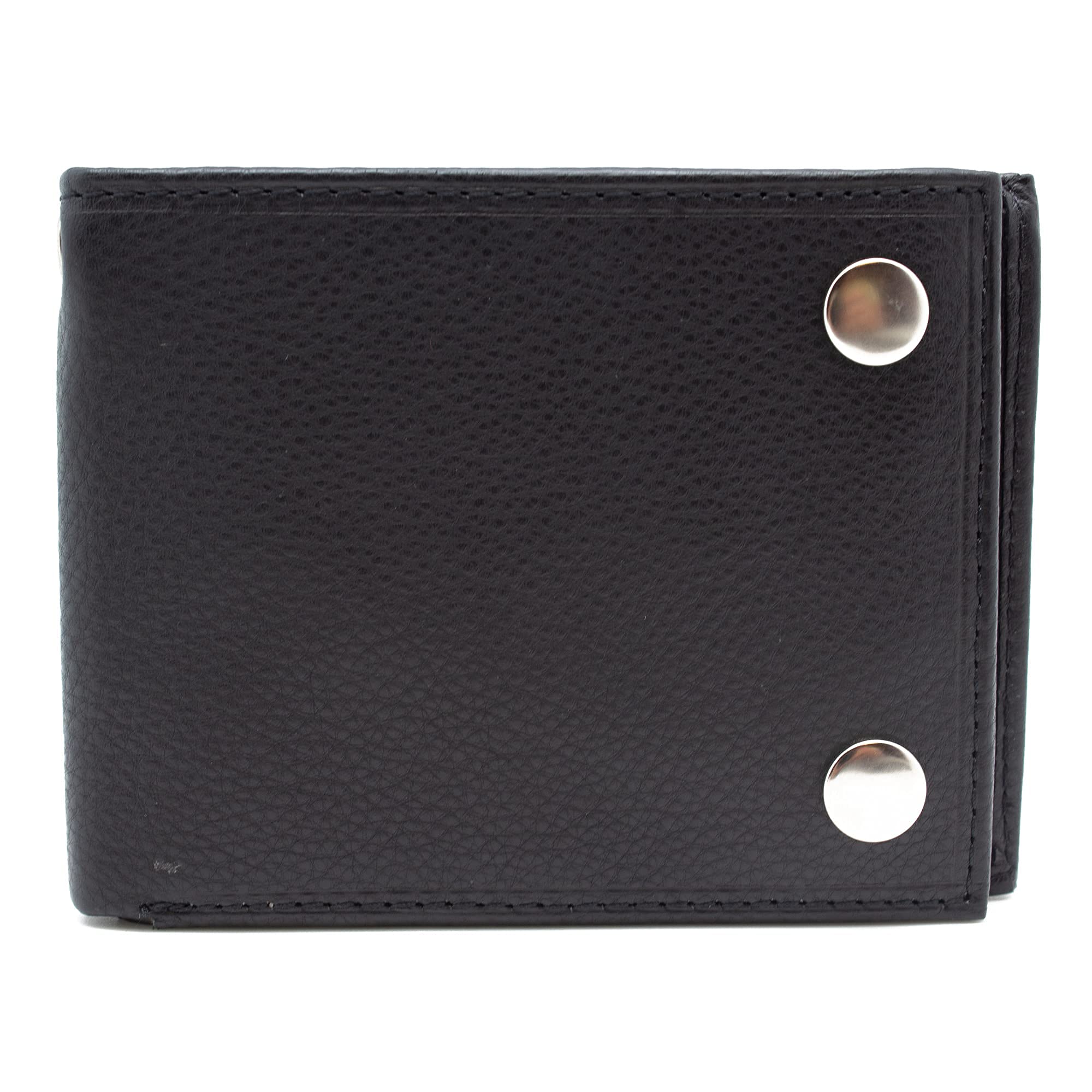 RFID Blocking Leather Bifold Wallet for Men - Slim Black Genuine Leather Wallet with Money Clip | Secure Credit Card Holder for Travel, Business & Everyday Use (Fits 18