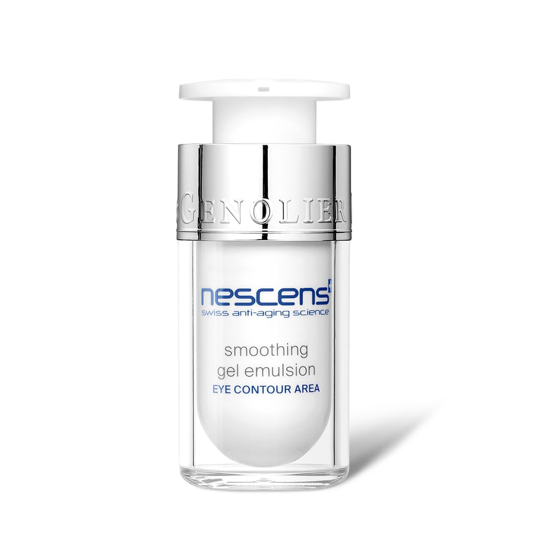 Anti-Aging Smoothing Gel Emulsion for Eye Contour - Hydrating & Firming Under Eye Treatment - Dark Circle & Puffiness Reduction - Perfect for Morning/Night Skincare Routine & Travel Essentials