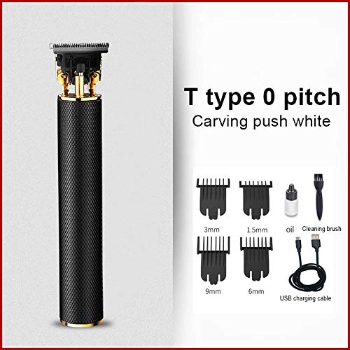 Professional Hair Clippers for Men - USB Rechargeable Electric Barber Clippers with Metal Body & Lithium Battery, Fast Charging Hair Cutting Machine (Silver) - Perfect for Home Haircuts, Salon Styling & Beard Trimming
