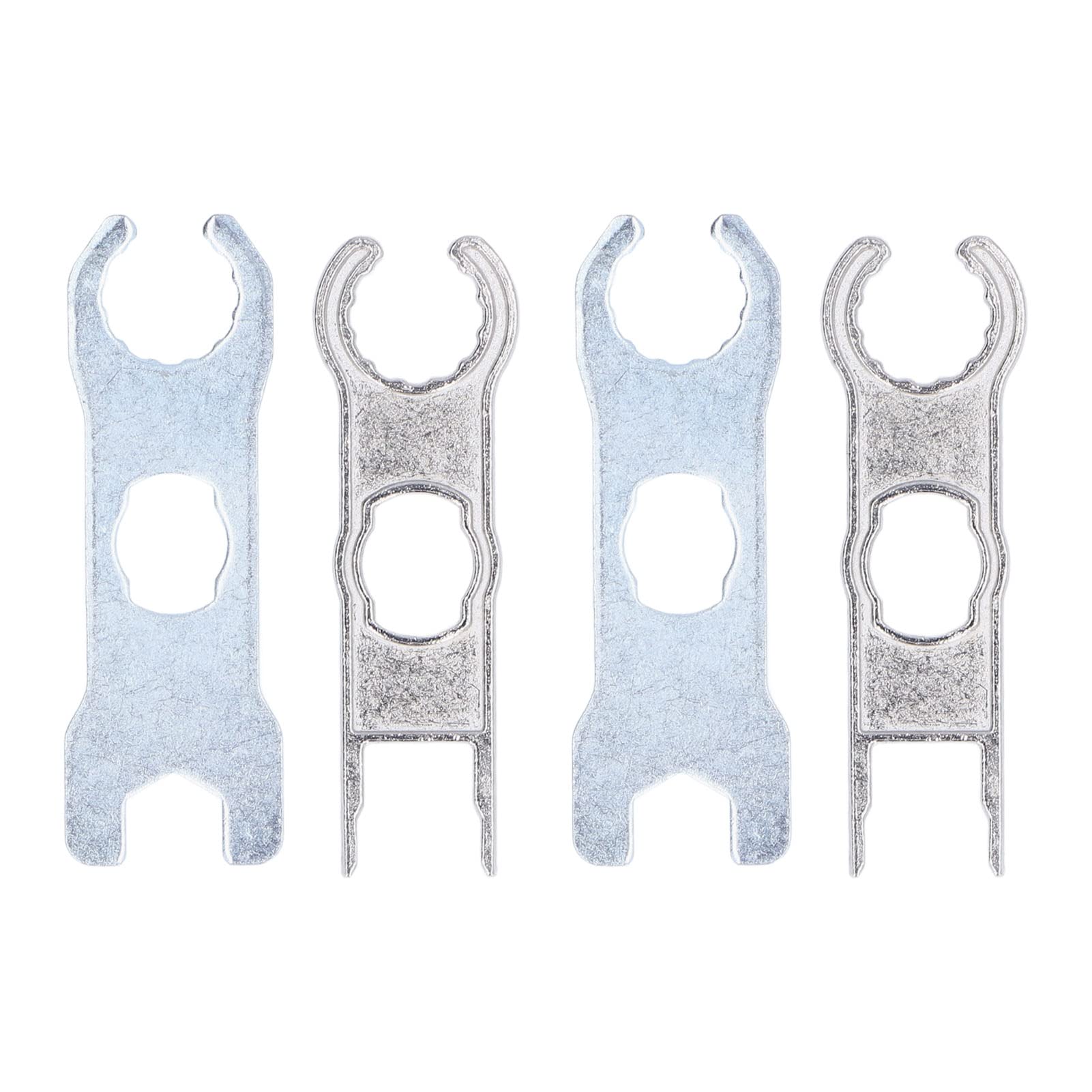 2 Sets Aluminum Alloy Solar Connector Wrench Tool Kit - MC4 PV Connector Adapter for Solar Panel & Wind Power Systems (Positive/Negative) - Perfect for Solar Installation, Maintenance & Renewable Energy Projects