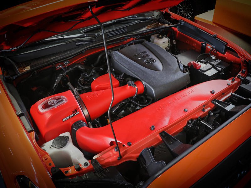 aFe 16-23 Toyota Tacoma V6 3.5L Momentum GT Red Edition Cold Air Intake System with Pro DRY S Filter - High Performance Air Intake for Off-Road & Street Driving