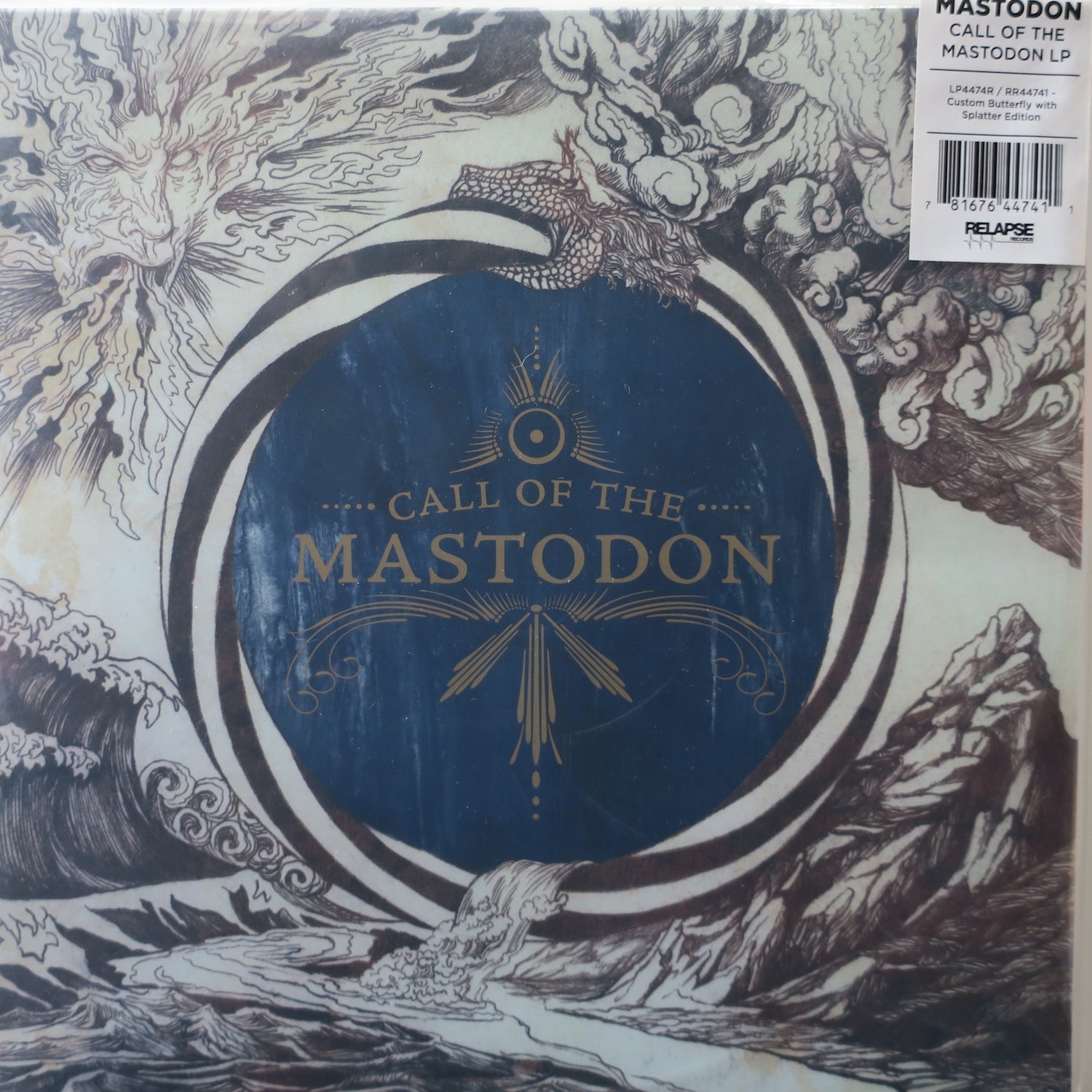 MASTODON 'Call Of The Mastodon' Limited Edition Butterfly Splatter Vinyl LP Record - Heavy Metal Music for Collectors & Audiophiles - Perfect for Home Listening & Music Enthusiast Gifts