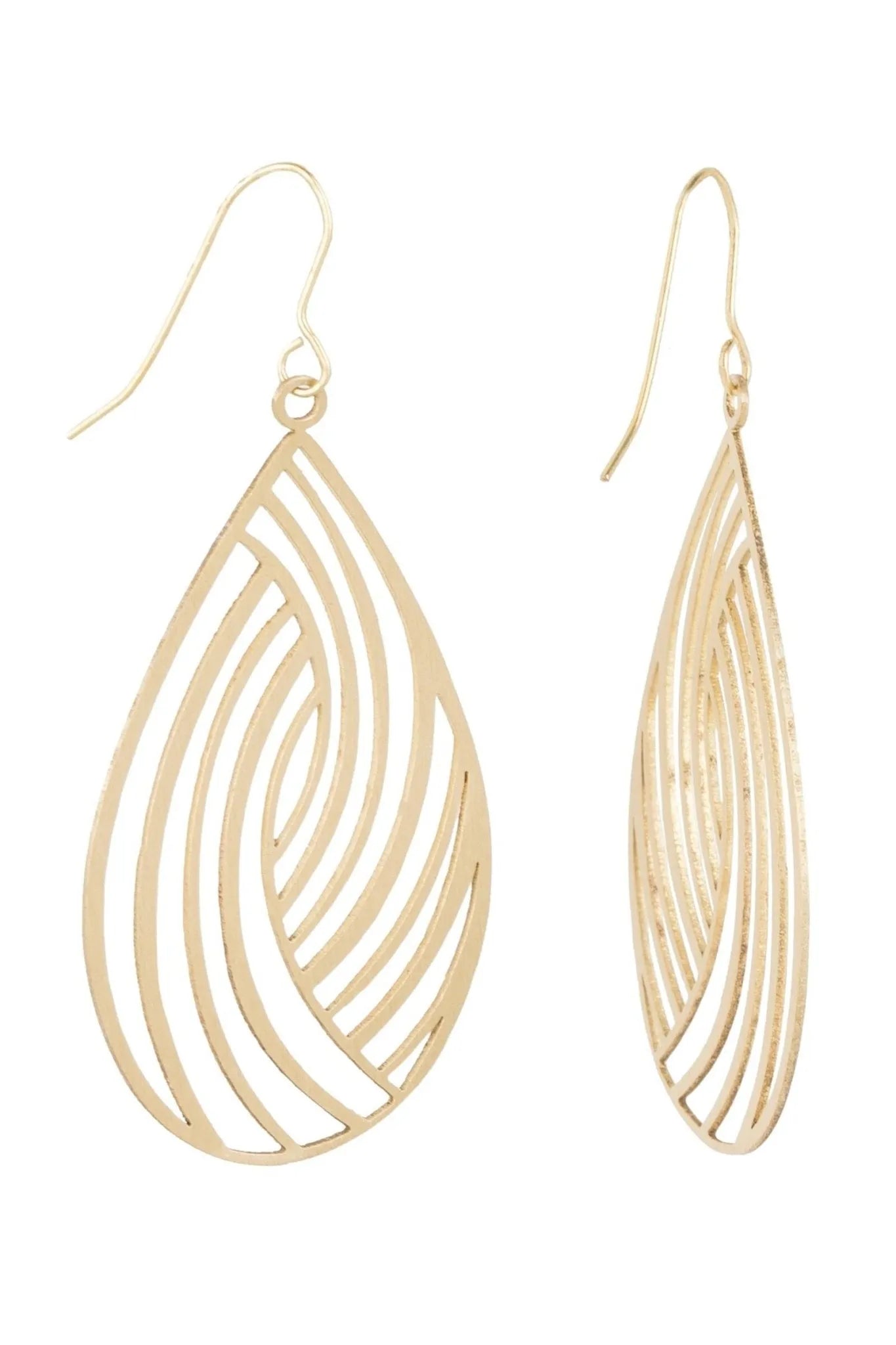 Geometric Teardrop Dangle Earrings for Women - Trendy Boho Chic Jewelry for Parties, Weddings & Everyday Wear