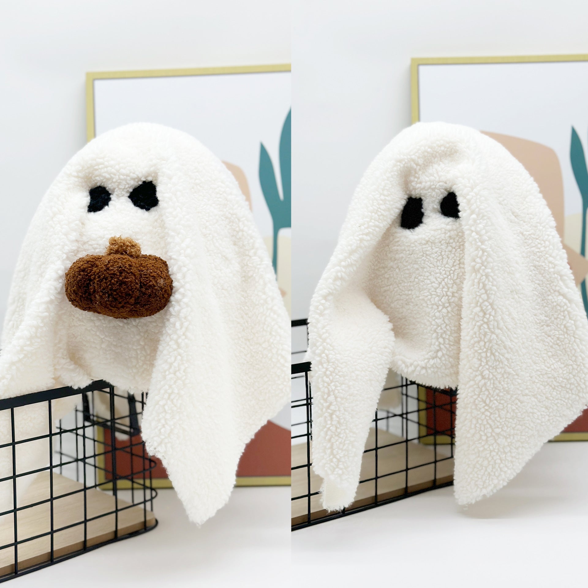 Halloween Ghost Plush Toy - Cute Soft Plushie Doll for Halloween Decorations & Party Favors | Perfect for Home Decor, Party Supplies & Spooky Gift Ideas
