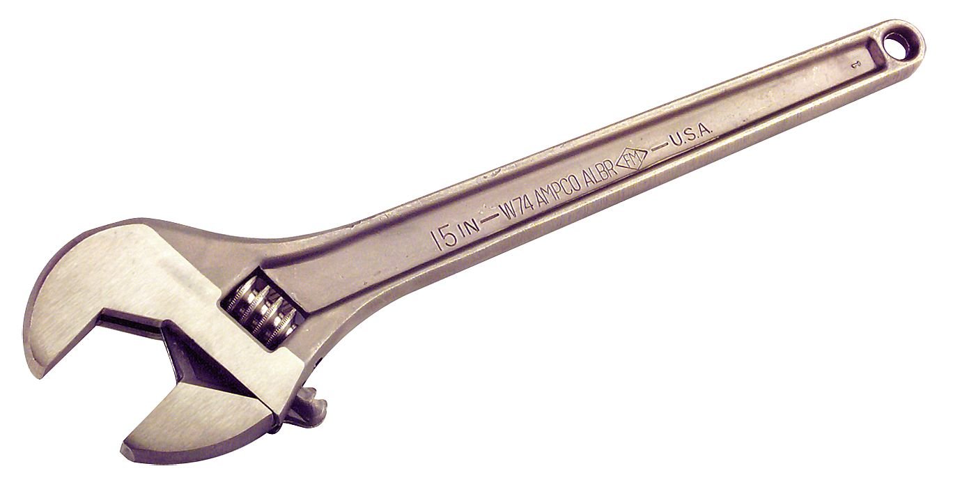 **Ampco Non-Sparking Adjustable Wrench 15