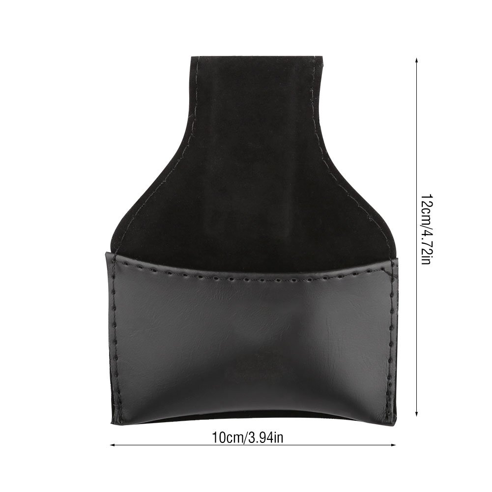 Premium PU Leather Billiard Chalk Holder - Portable Cue Chalk Pouch for Pool Players (4.72