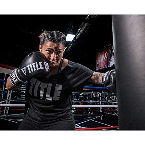 TITLE Boxing Soft Strike Gel Bag Gloves - Premium Training Gloves for Men & Women - Perfect for Boxing, Kickboxing, MMA, Heavy Bag Workouts & Fitness Training - Gel Padding for Shock Absorption & Wrist Support