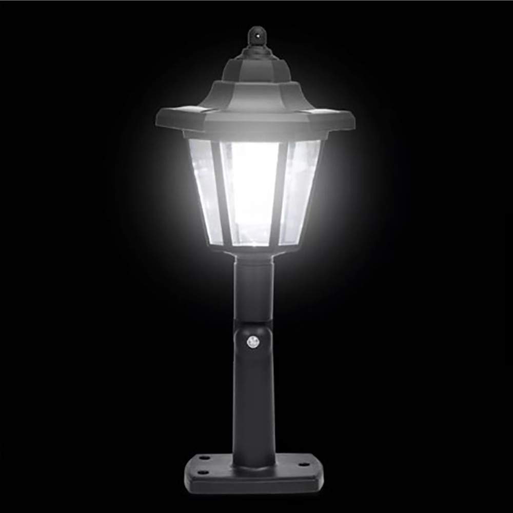 Solar Powered Hexagonal Wall Lantern Light - Waterproof LED Outdoor Garden Lamp with Dusk to Dawn Sensor for Patio, Fence, Yard & Landscape Lighting | Weatherproof Exterior Sconce for Home & Garden Decor